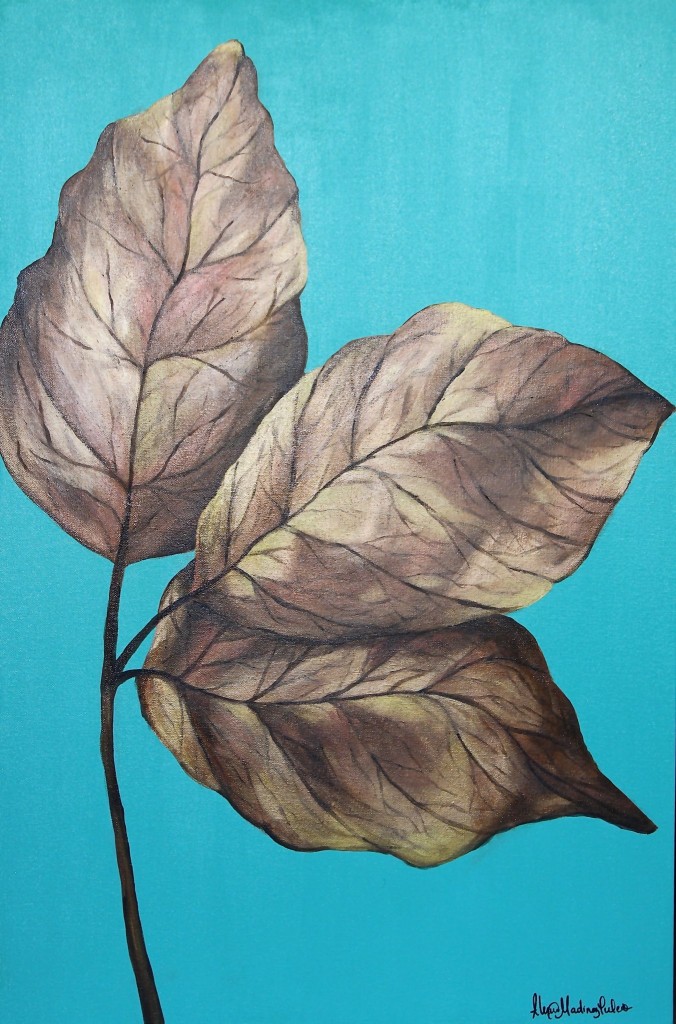 Copper Leaf Painting